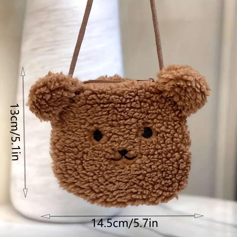 Teddy Bear Bag in Dark Brown