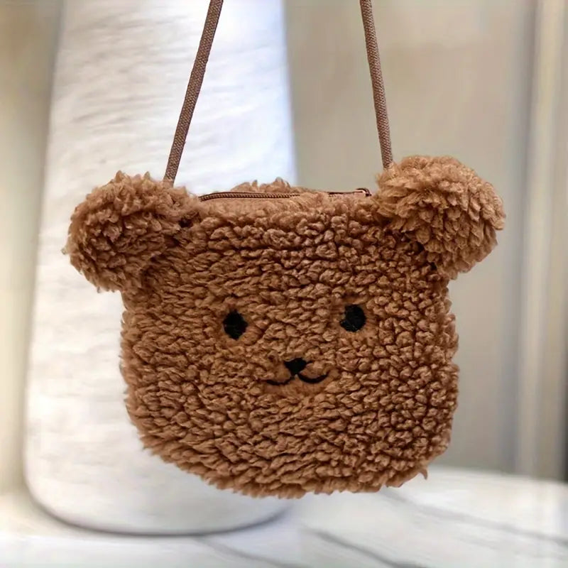 Teddy Bear Bag in Dark Brown